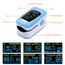 Load image into Gallery viewer, O2 Health Finger Pulse Oximeter