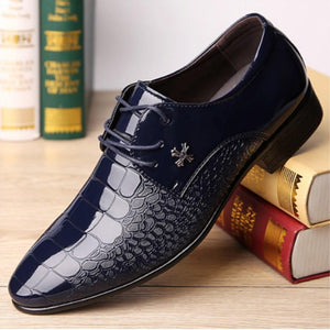 True Leather Oxford Office Shoes For Men