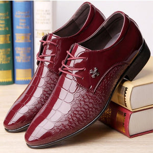 True Leather Oxford Office Shoes For Men