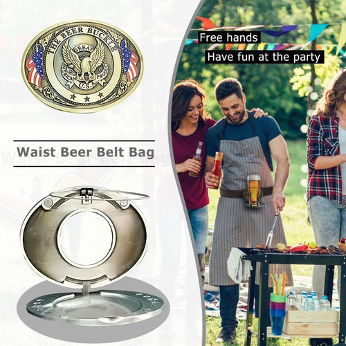 Beer Holder Belt Buckle