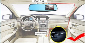 HD Dash Cam Rear View Mirror 1080p Display