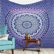 Load image into Gallery viewer, Indian Mandala Print Wall Tapestry