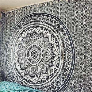 Indian Mandala Print Wall Tapestry