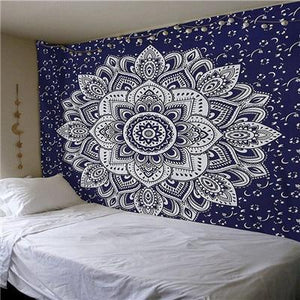 Indian Mandala Print Wall Tapestry