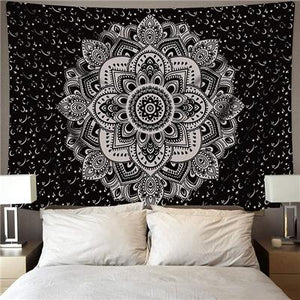 Indian Mandala Print Wall Tapestry