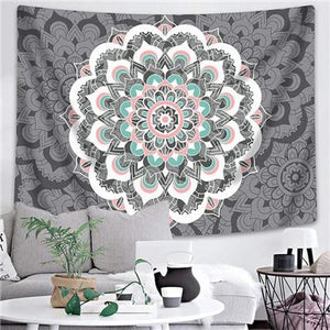 Indian Mandala Print Wall Tapestry