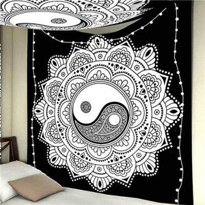 Indian Mandala Print Wall Tapestry