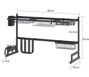 Stainless steel drain rack