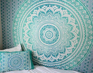 Indian Mandala Print Wall Tapestry