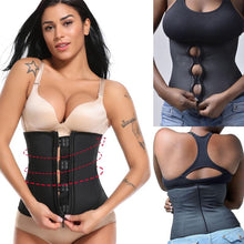 Load image into Gallery viewer, Extreme Waist Trainer 3 Hook Black