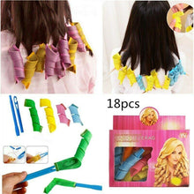 Load image into Gallery viewer, 18 PCS Hair Curler Rollers