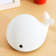 Load image into Gallery viewer, Cute Dolphin whale Silicone Colorful Night Light