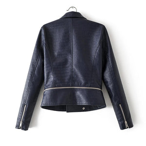 Luxury Faux Leather Jacket For Women