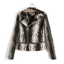 Load image into Gallery viewer, Luxury Faux Leather Jacket For Women