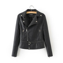 Load image into Gallery viewer, Luxury Faux Leather Jacket For Women