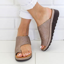 Load image into Gallery viewer, Bunion-Correcting Comfort Platform Sandals