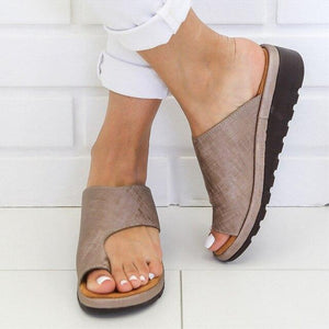 Bunion-Correcting Comfort Platform Sandals