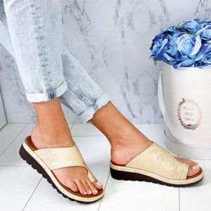 Bunion-Correcting Comfort Platform Sandals